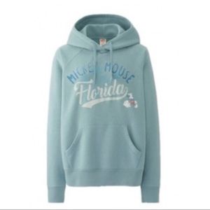 UNIQLO Disney Collection Mickey Mouse Blue Hoddie